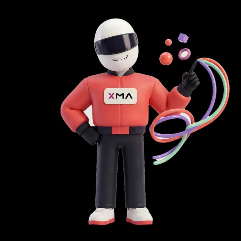 Our mascot as the motion designer