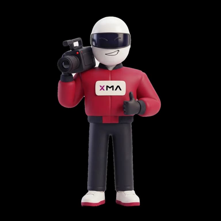 Our mascot as the videographer